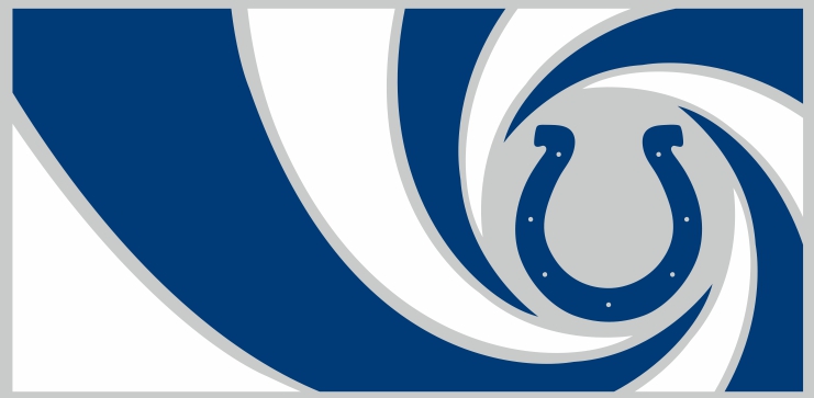 007 Indianapolis Colts logo iron on paper